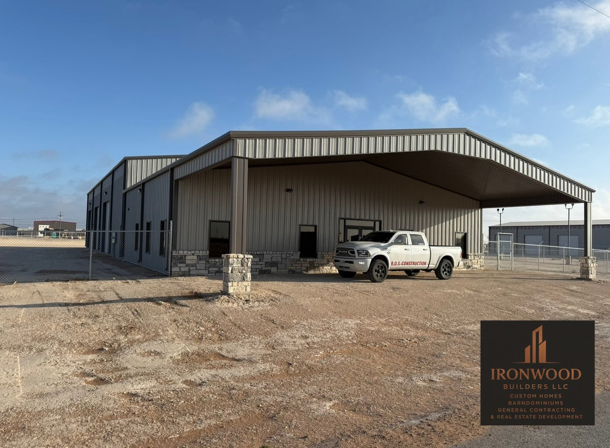 Ironwood Custom Builders, LLC Company commercial metal building project